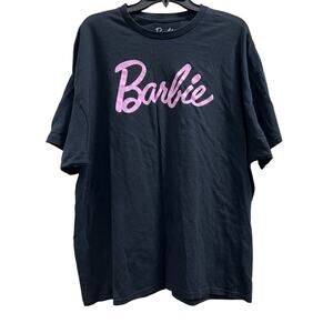 BARBIE black graphic print tee men’s big and tall size XXL 2X